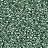 Miyuki rocailles kralen 11/0 - Galvanized sea green 11-1074